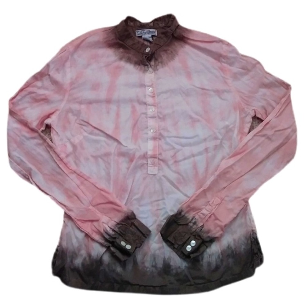 Lucky Brand Tie-Dye Button Down Shirt